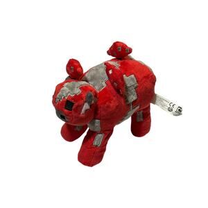 9 inch Minecraft Mooshroom Cow Plush toy. Mojang Jinx